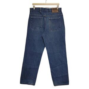 Y2k Exhaust baggy denim blue jeans size 34